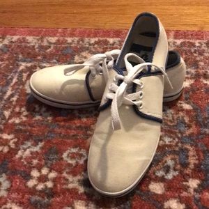 VANS White Slip On Sneakers